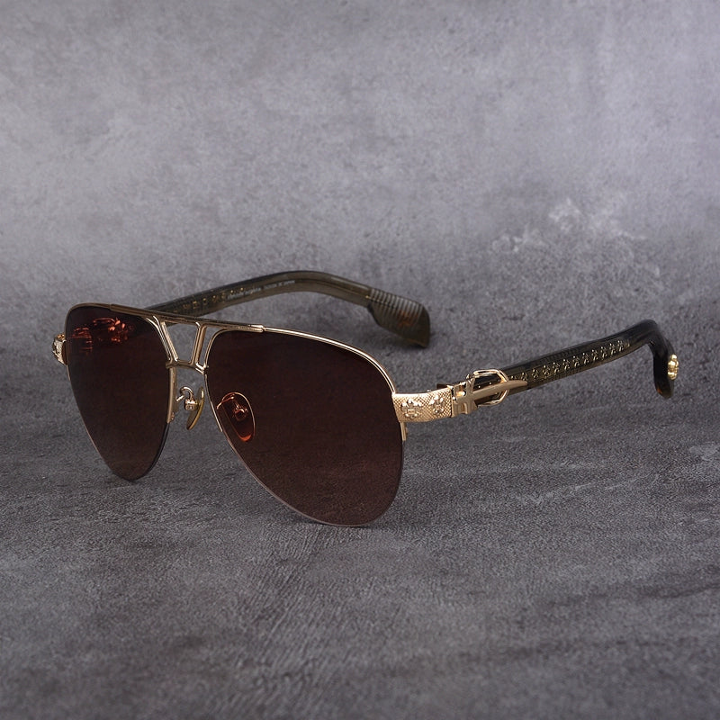 Chrome Hearts 042 Vintage Titanium Sunglasses - Reedoon
