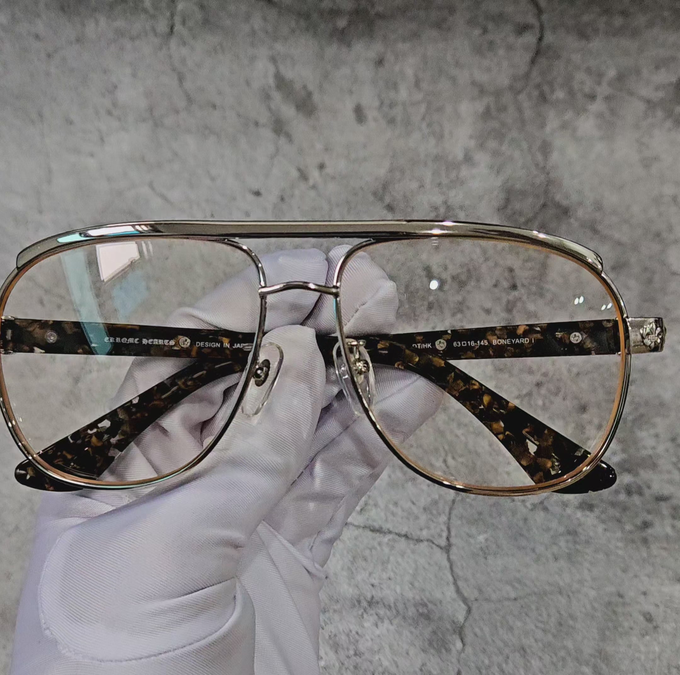 Chrome Hearts 041 Titanium Glasses